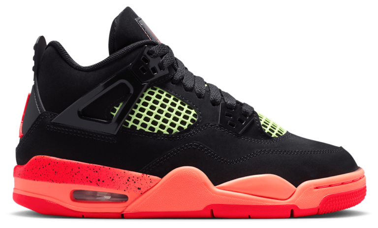 Jordan Retro 4 - Boys' Grade School Red/Black/Orange product view