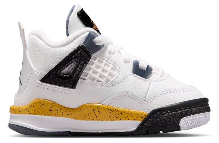 Jordan Retro 4 - Boys' Toddler Yellow/White/Blue product view