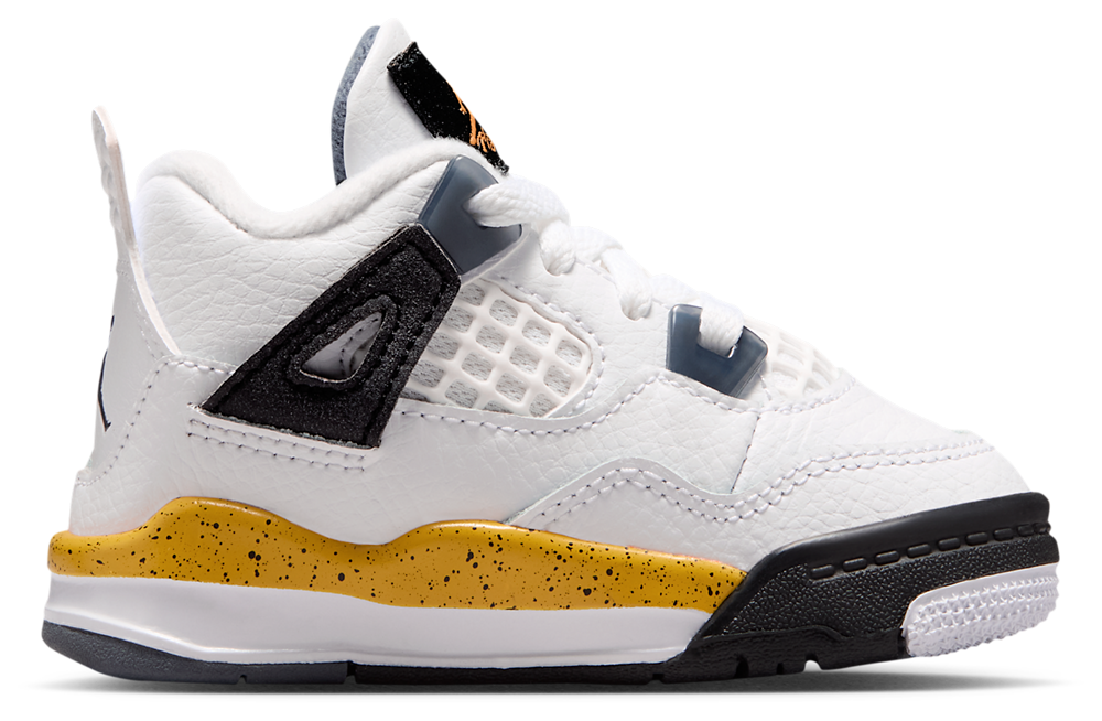 Jordan Retro 4 - Boys' Toddler Yellow/White/Blue product view