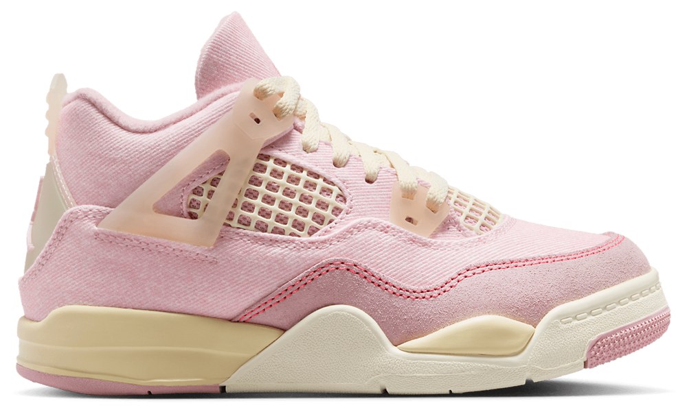 Jordan Retro 4 - Girls' Preschool Coconut Milk/Pearl Pink product view