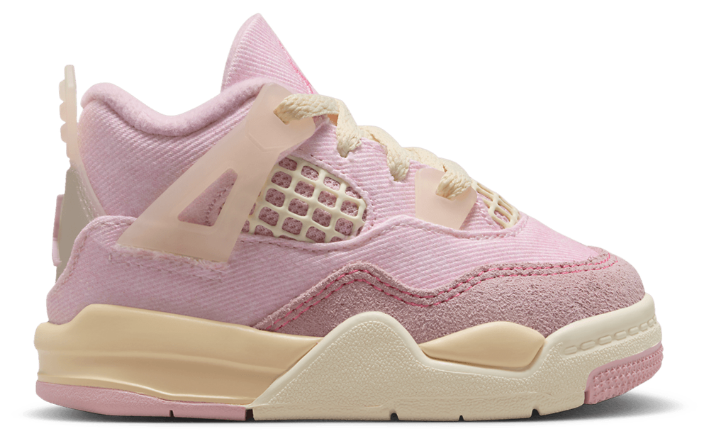 Jordan Retro 4 - Girls' Toddler Pinksicle/Coconut Milk/Anthracite product view
