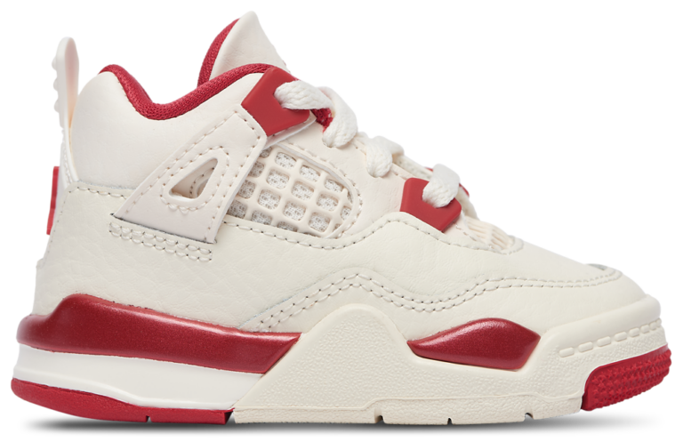 Jordan Retro 4 - Girls' Toddler White/Red product view
