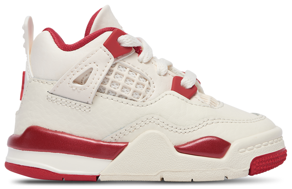Jordan Retro 4 - Girls' Toddler White/Red product view