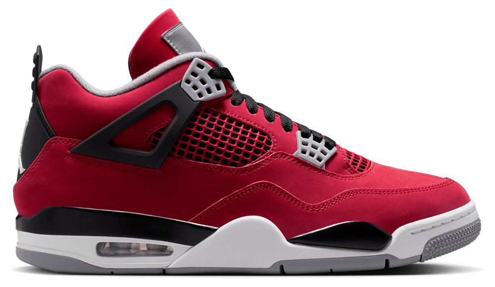 Jordan Retro 4 - Men's Grey/Red/Black product view