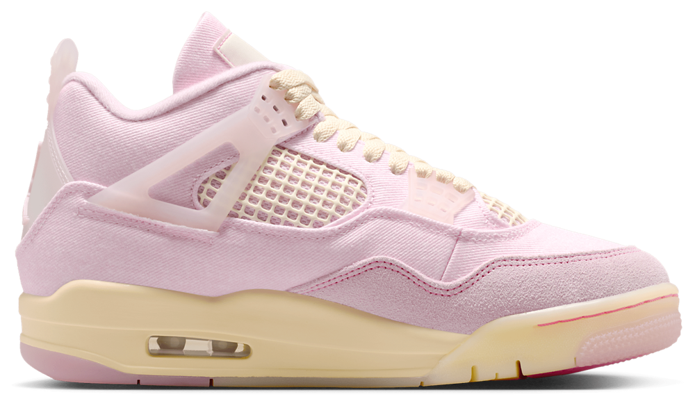 Jordan Retro 4 - Women's Peal Pink/Iced Carmine product view