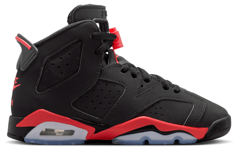 Jordan Retro 6 - Boys' Grade School Black/Red product view