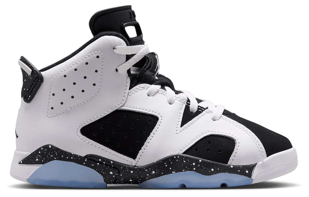 Jordan Retro 6 - Boys' Preschool Black/White/Black product view