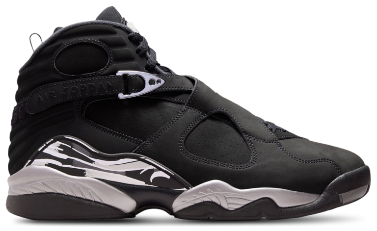 Jordan Retro 8 - Men's Chrome/Black product view