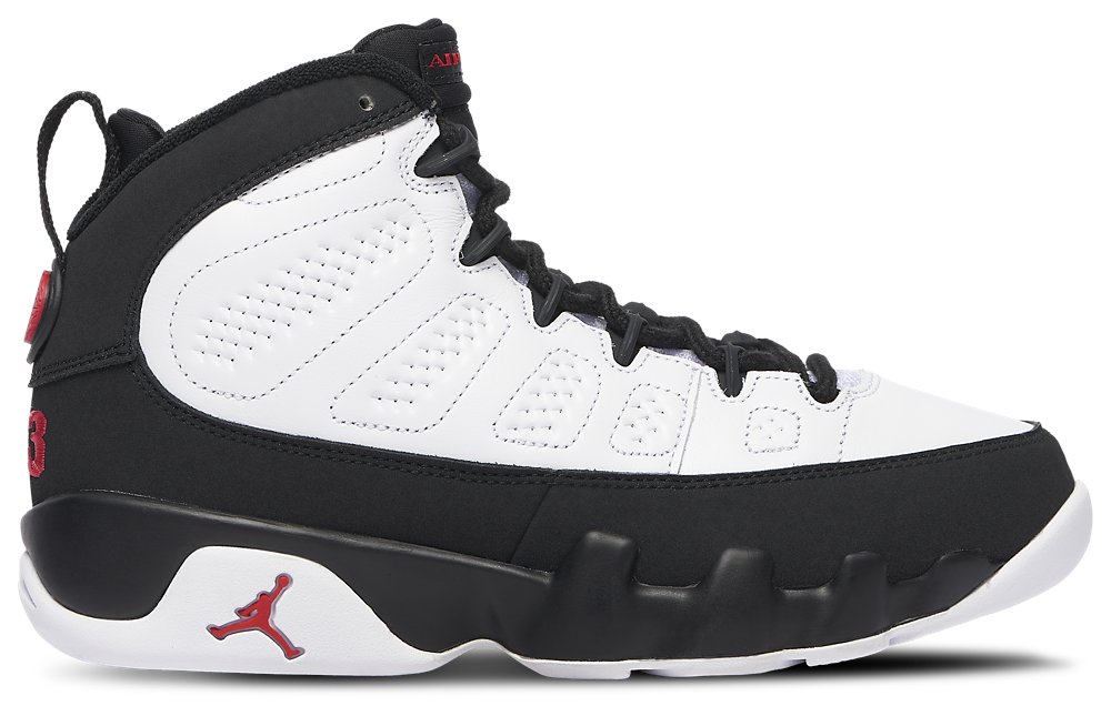Jordan Retro 9 - Boys' Grade School White/Black/Red product view
