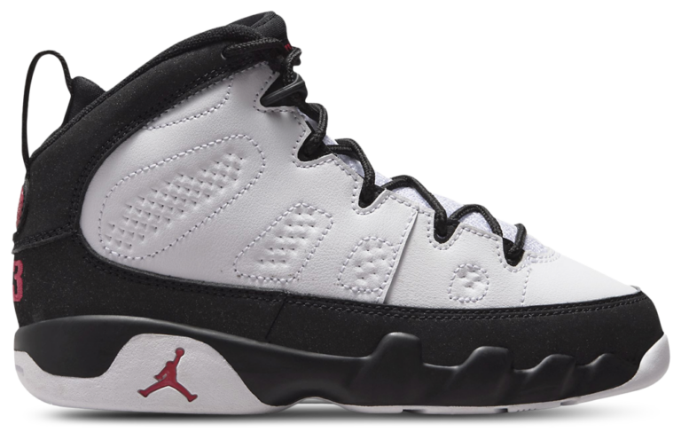 Jordan Retro 9 - Boys' Preschool Black/Red/White product view