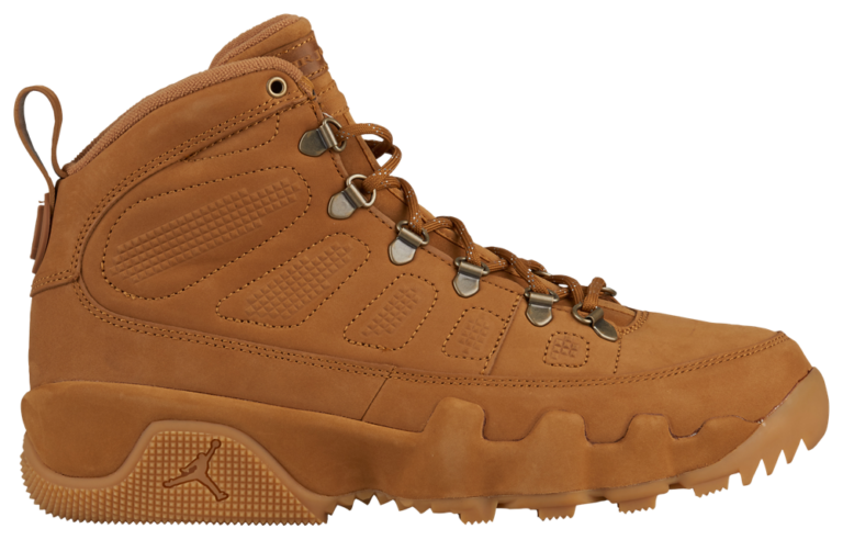 Jordan Retro 9 NRG Boots - Men's Wheat/Wheat/Baroque Brown product view