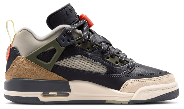 Jordan Spizike Low - Boys' Grade School Anthracite/Spruce Fog/Lt Wild Mango product view