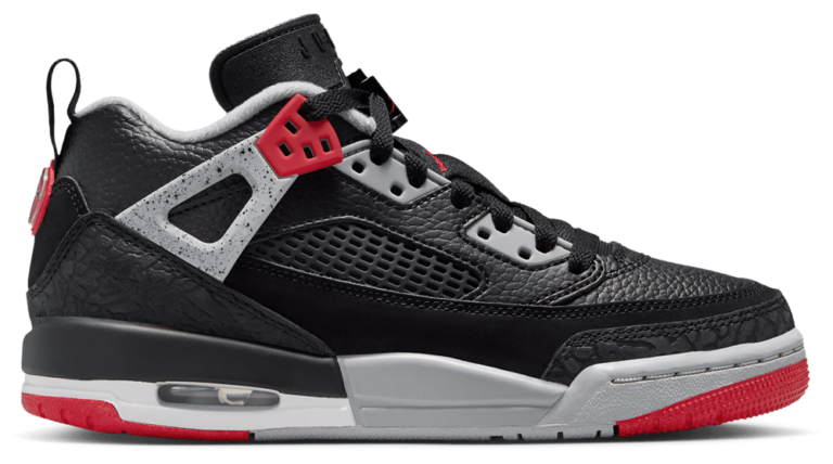 Jordan Spizike Low - Boys' Grade School Gym Red/Black/Wolf Grey product view