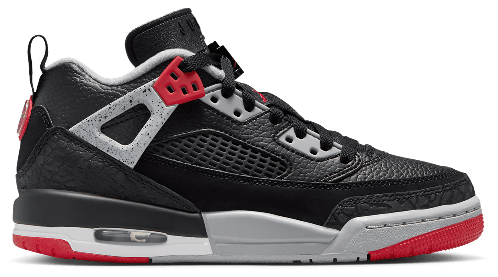 Jordan Spizike Low - Boys' Grade School Gym Red/Black/Wolf Grey product view