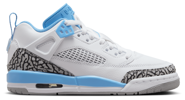 Jordan Spizike Low - Boys' Grade School White/Carolina product view