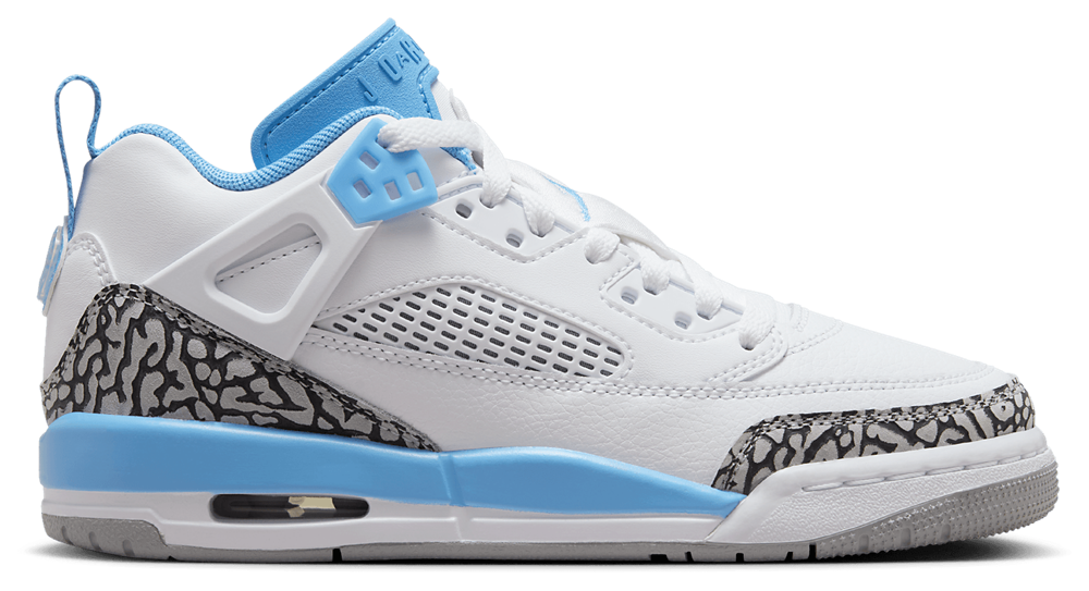Jordan Spizike Low - Boys' Grade School White/Carolina product view