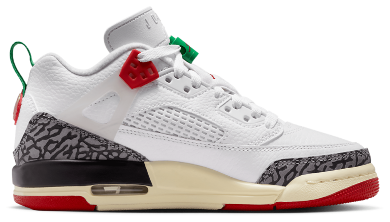 Jordan Spizike Low - Boys' Grade School White/Varsity Red product view