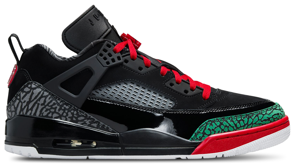 Jordan Spizike Low - Men's Black/Classic Green/Varsity Red product view