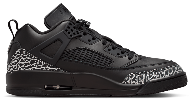 Jordan Spizike Low - Men's Black/Metallic Silver product view
