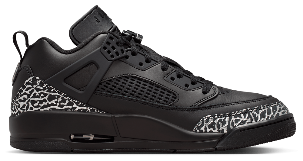 Jordan Spizike Low - Men's Black/Metallic Silver product view
