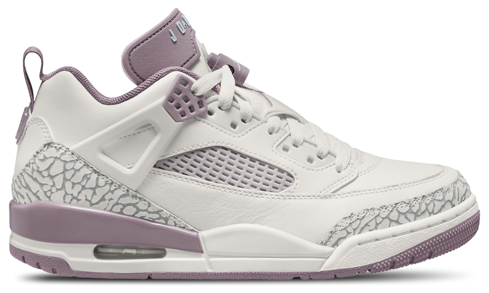 Jordan Spizike Low - Women's Swan/Lt Smoke Gray/Purple Smoke product view