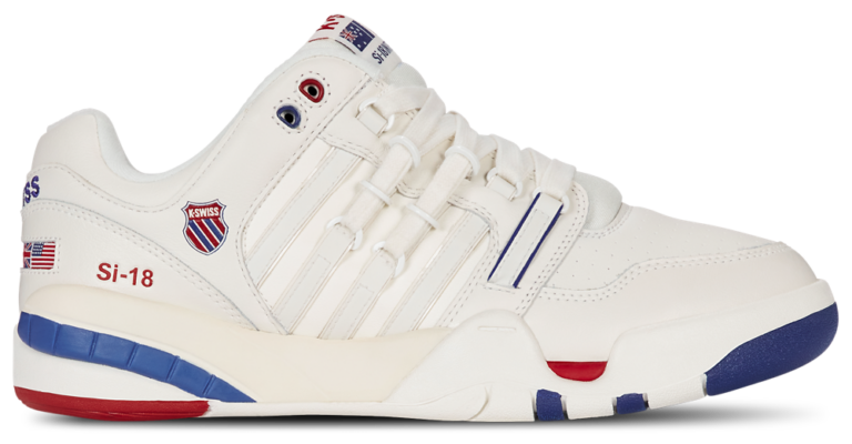 K-Swiss SI-18 International Heritage - Men's Classic Blue/Brilliant White/Red product view