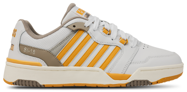 K-Swiss SI-18 Rival - Men's Taupe/White/Jurrasic Gold product view