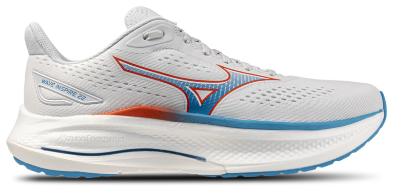 Mizuno Wave Inspire 22 - Men's Grey/Blue product view