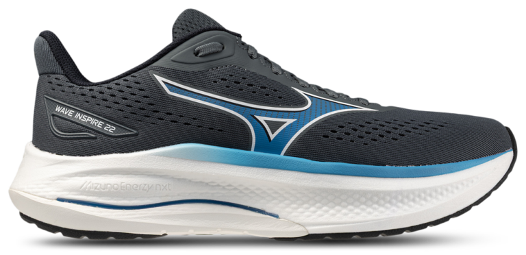Mizuno Wave Inspire 22 - Men's Grey/Blue product view