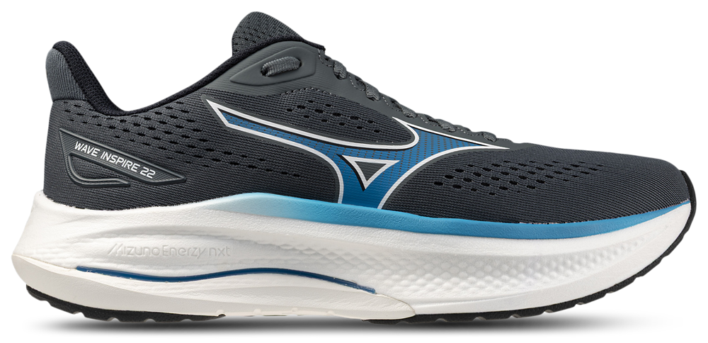 Mizuno Wave Inspire 22 - Men's Grey/Blue product view