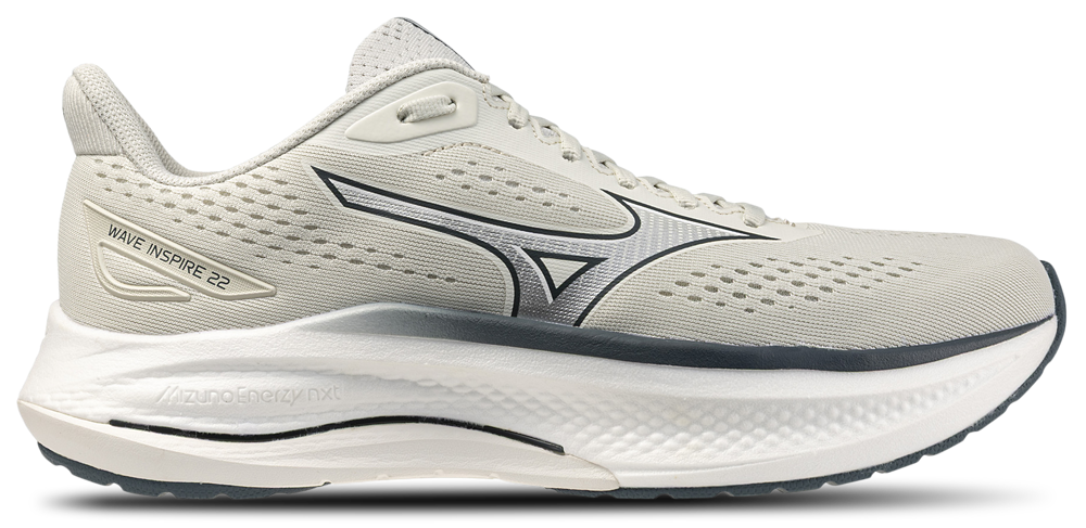 Mizuno Wave Inspire 22 - Men's Grey/White product view