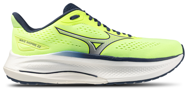 Mizuno Wave Inspire 22 - Men's White/Green product view