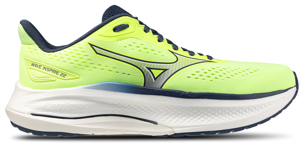 Mizuno Wave Inspire 22 - Men's White/Green product view