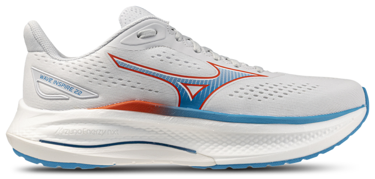 Mizuno Wave Inspire 22 Wide - Men's Grey/Blue product view