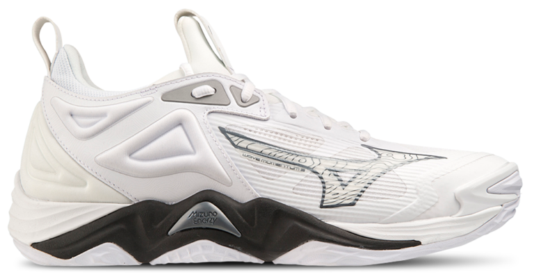 Mizuno Wave Momentum 3 - Men's White/Black product view