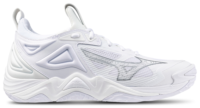 Mizuno Wave Momentum 3 - Men's White/Silver product view