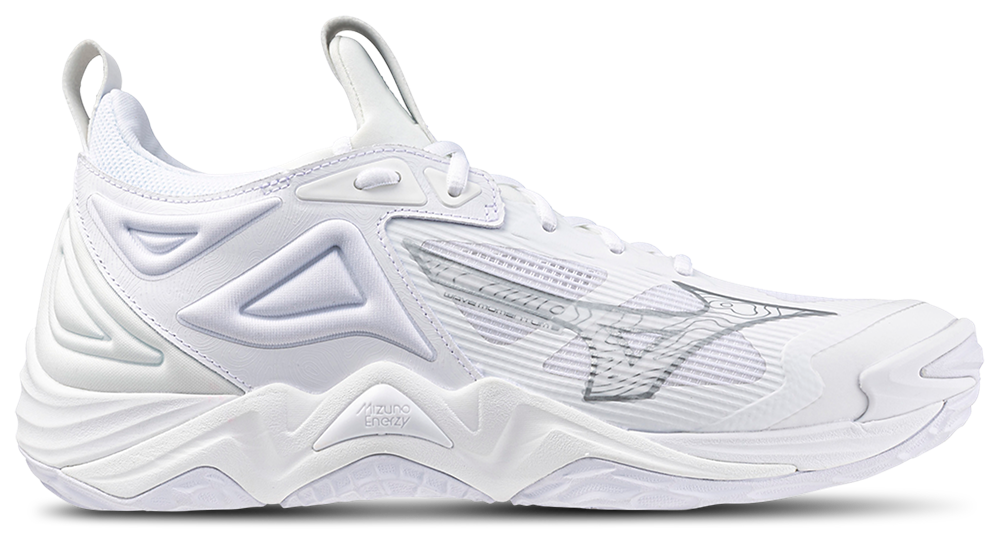 Mizuno Wave Momentum 3 - Men's White/Silver product view