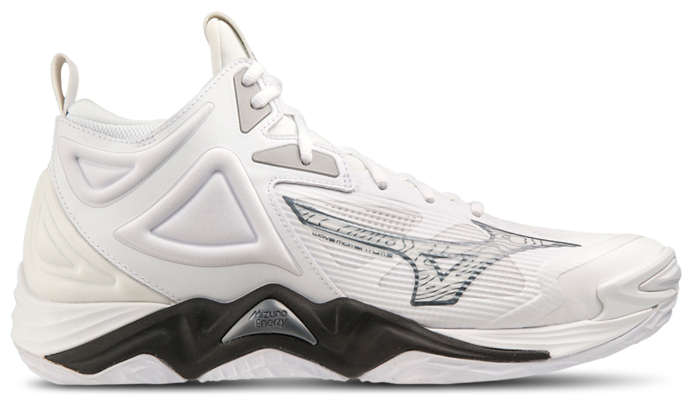 Mizuno Wave Momentum 3 Mid - Men's White/Black product view