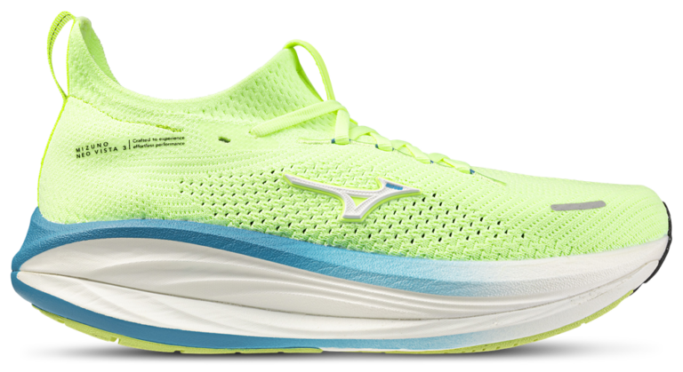 Mizuno Wave Neo Vista 3 - Men's Green/White product view