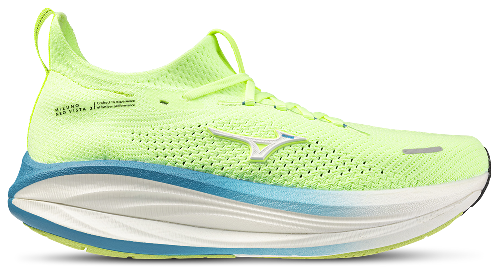 Mizuno Wave Neo Vista 3 - Men's Green/White product view