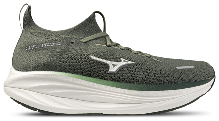Mizuno Wave Neo Vista 3 - Men's Green/White product view