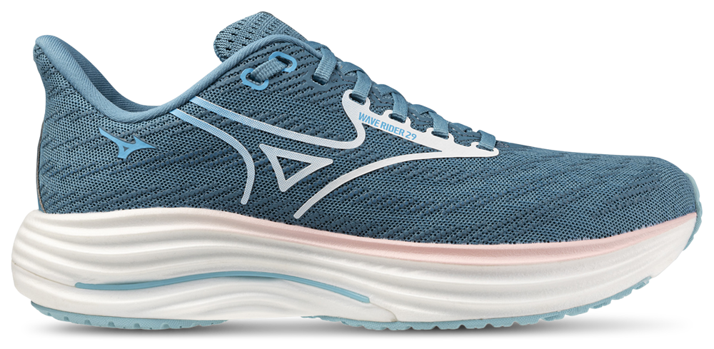 Mizuno Wave Rider 29 Wide - Women's Larkspur/White product view