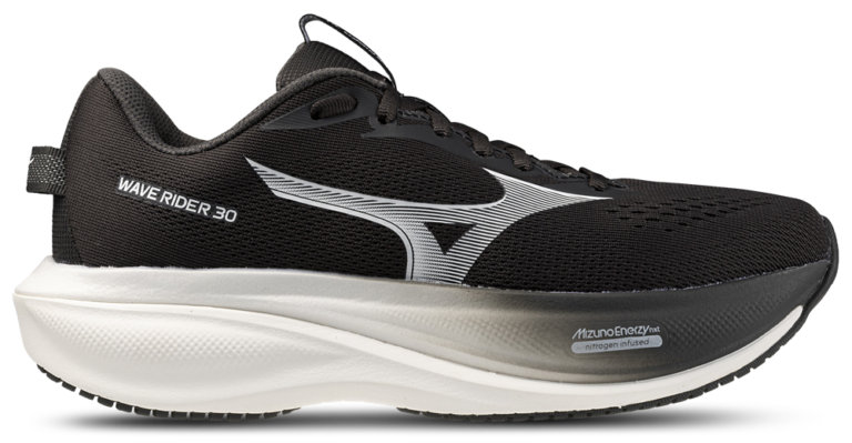 Mizuno Wave Rider 30 D Wide - Women's Black/White product view
