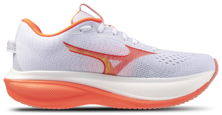 Mizuno Wave Rider 30 D Wide - Women's White/Pink product view