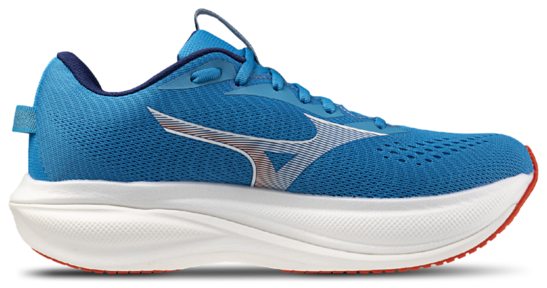 Mizuno Wave Rider 30 - Men's White/Blue product view