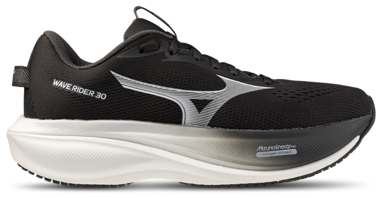 Mizuno Wave Rider 30 - Women's Black/White product view