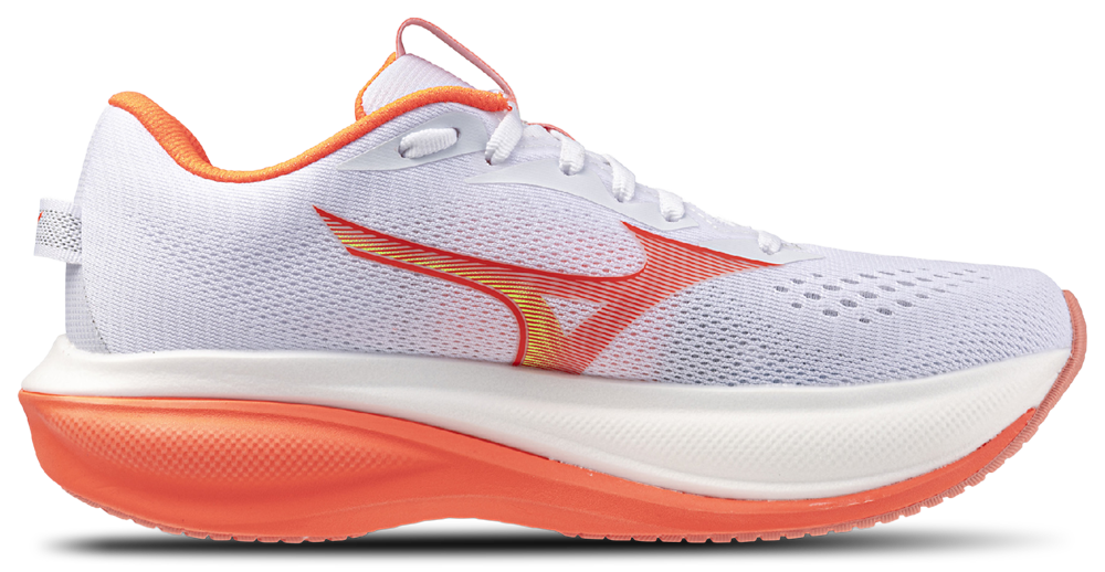 Mizuno Wave Rider 30 - Women's White/Pink product view