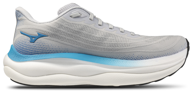Mizuno Wave Sky 9 Wide - Men's Grey/Blue product view