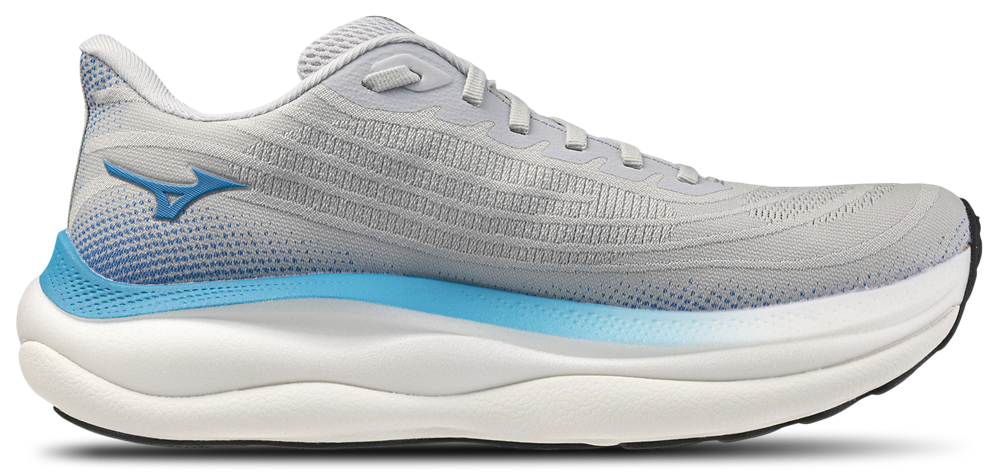 Mizuno Wave Sky 9 Wide - Men's Grey/Blue product view