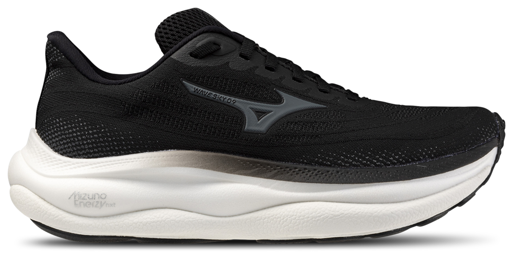 Mizuno Wave Sky 9 Wide - Women's Black/Metallic Grey product view